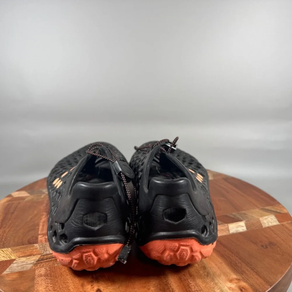 Vivobarefoot Ultra III Bloom Womens 40 Black Orange Minimalist Water Shoes